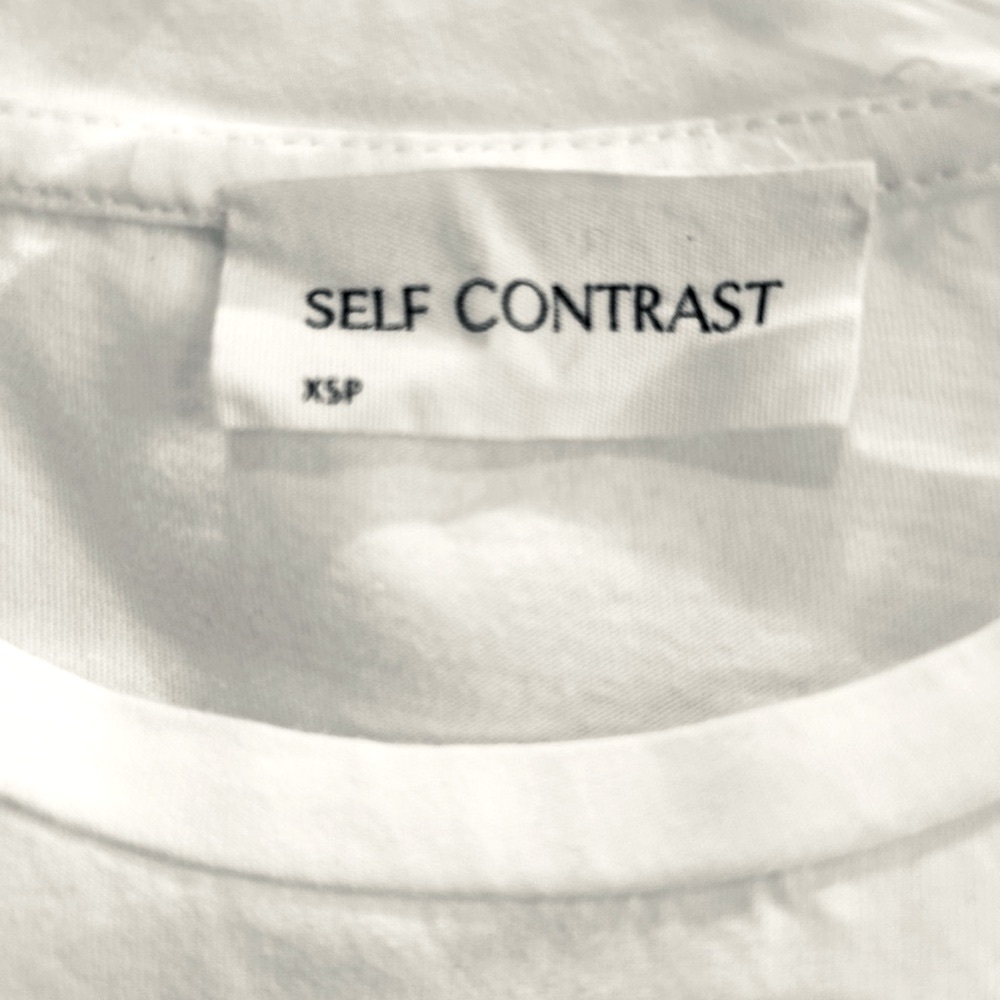 Anthropologie White Cotton Top with Flowing Sleeves - Picture 3 of 4